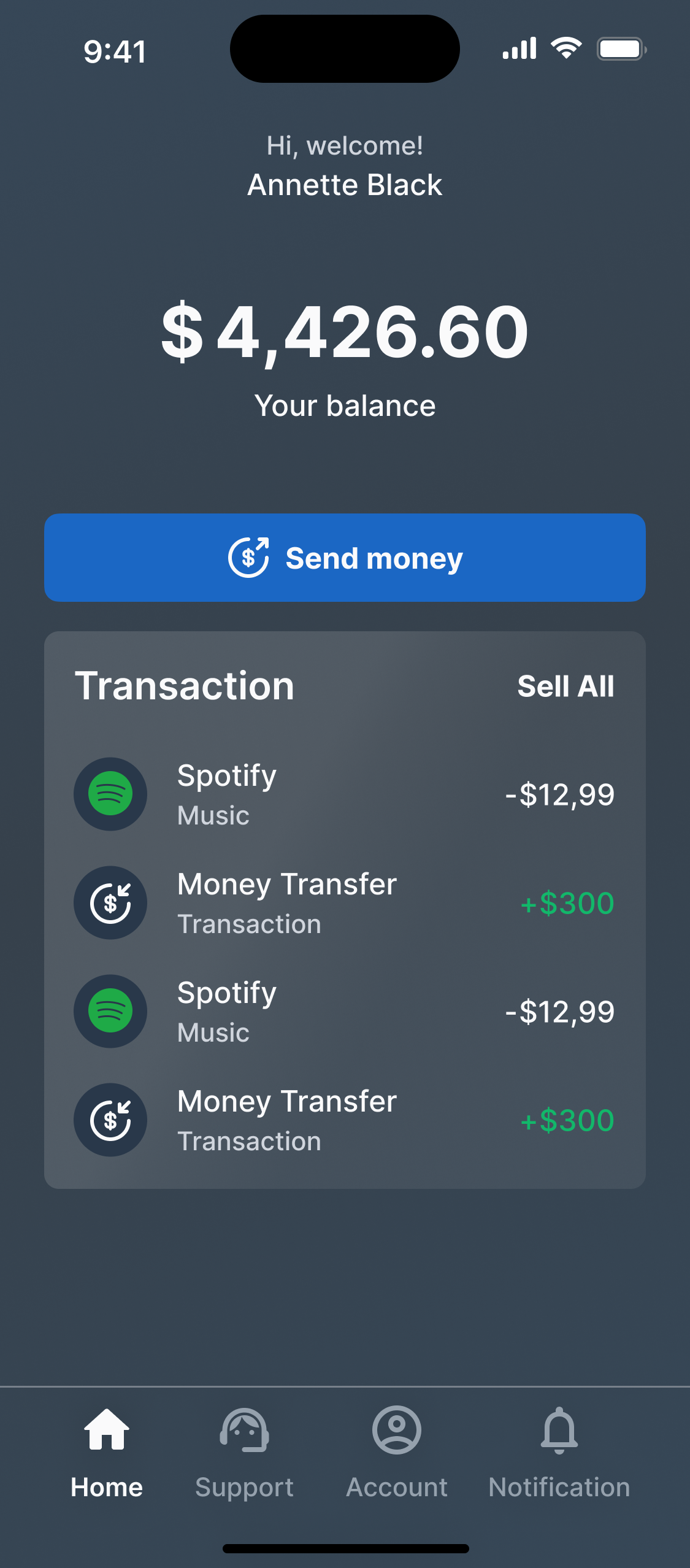 App Screen 1